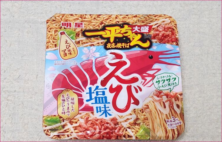 明星 一平ちゃん夜店の焼そば 大盛 えび塩味