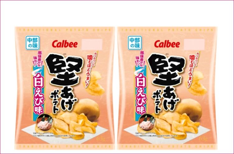 堅あげポテト白えび味